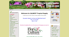 Desktop Screenshot of calwesttropical.com